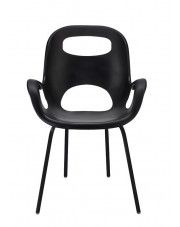 Minimalistyczne krzesło Giano - czarne w sklepie Edinos.pl
