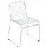 Zdjęcie produktu Designerskie ażurowe krzesło Zefrus - białe.
