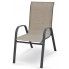 Zdjęcie produktu Modne krzesło ogrodowe, tarasowe Malaga - popiel.