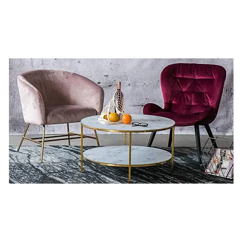 Zdjęcie elegancki stolik kawowy Mepo 2X złoty | Edinos.pl