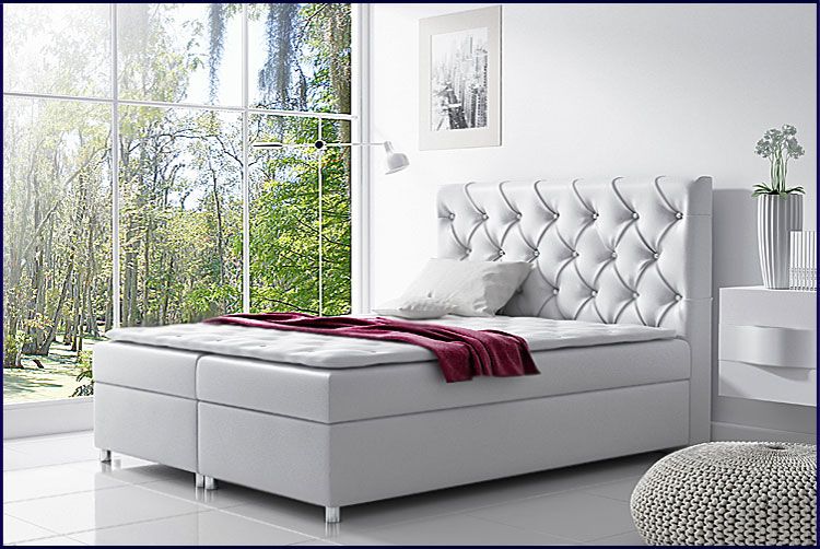Pojedyncze łóżko typu boxspring Tabou 120x200