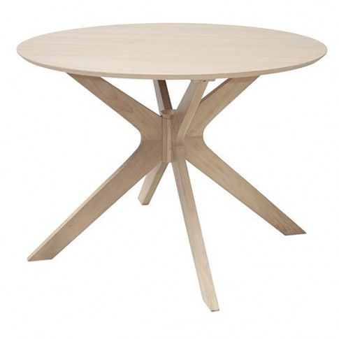 Zdjęcie produktu Drewniany stół okrągły Hemmi - naturalny.