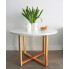 Zdjęcie okrągły stolik kawowy Inelo L4 biały, skandynawski - sklep Edinos.pl