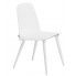 Zdjęcie produktu Minimalistyczne krzesło Ollo - białe.