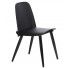 Zdjęcie produktu Minimalistyczne krzesło Ollo - czarne.