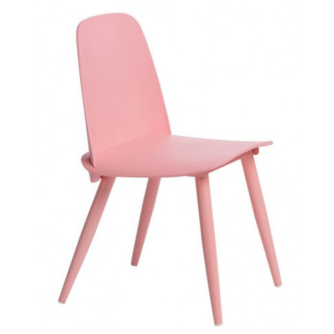 Zdjęcie produktu Minimalistyczne krzesło Ollo - różowe.