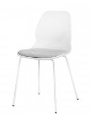 Wygodne krzesło Effi 2X - białe w sklepie Edinos.pl
