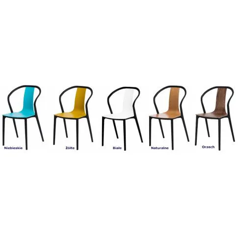 Zdjęcie designerskie krzesło Mallon niebieskie | Edinos.pl