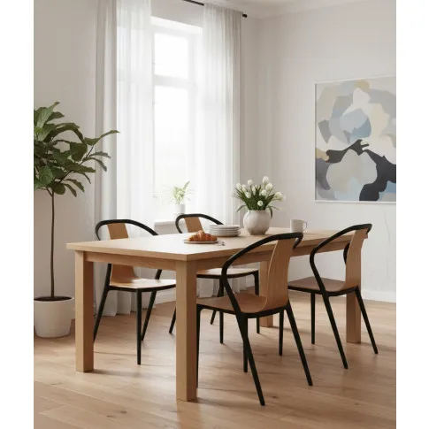 Fotografia Naturalne designerskie krzesło - Mallon z kategorii Krzesła wg koloru/stylu