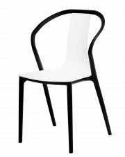 Designerskie krzesło tulipan Emeli - białe w sklepie Edinos.pl