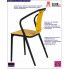 Fotografia Designerskie krzesło Emeli - żółte z kategorii Pozostałe krzesła