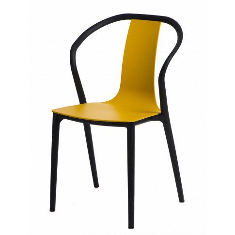 Zdjęcie produktu Designerskie krzesło Emeli - żółte.