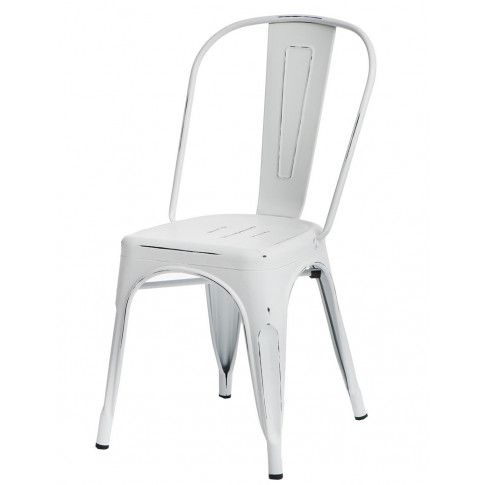 Zdjęcie produktu Loftowe krzesło Kimmi 4X - białe.