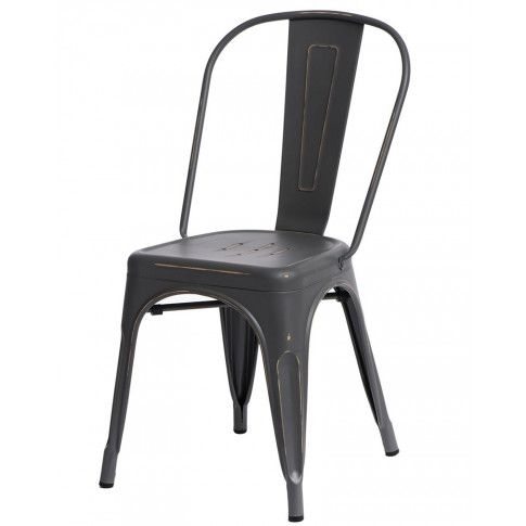 Zdjęcie produktu Loftowe krzesło Kimmi 4X - szare.