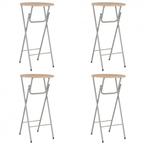 4 identyczne stoliki składane Ravel 3X ukazane na jednej grafice