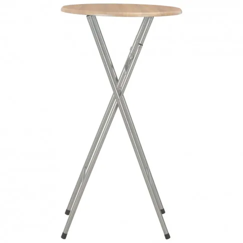 Stolik dębowy Ravel 3X utrzymany w pozycji stojącej