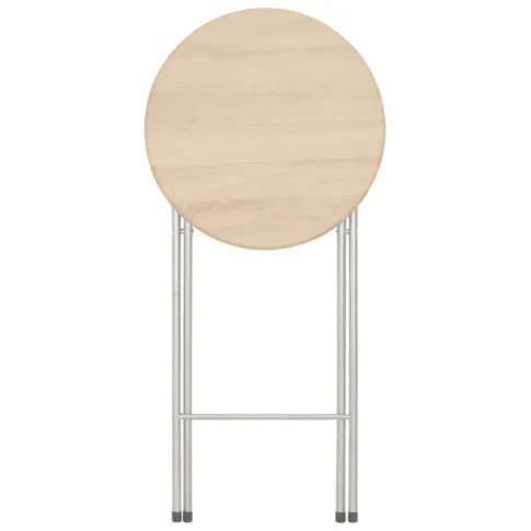 Podgląd na złożony stolik Ravel 3X w kolorze dębowym