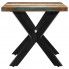 Szczegółowe zdjęcie nr 10 produktu Wielokolorowy stół z drewna odzyskanego – Kalis 3X 