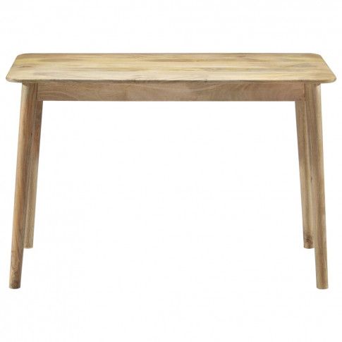 Fotografia Bielony stół z drewna mango Kelis – naturalny  z kategorii Stoły