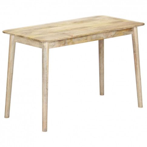 Zdjęcie produktu Bielony stół z drewna mango Kelis – naturalny .