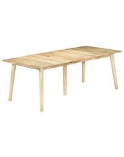 Stół bielony z drewna mango Kelis 3X – naturalny  w sklepie Edinos.pl