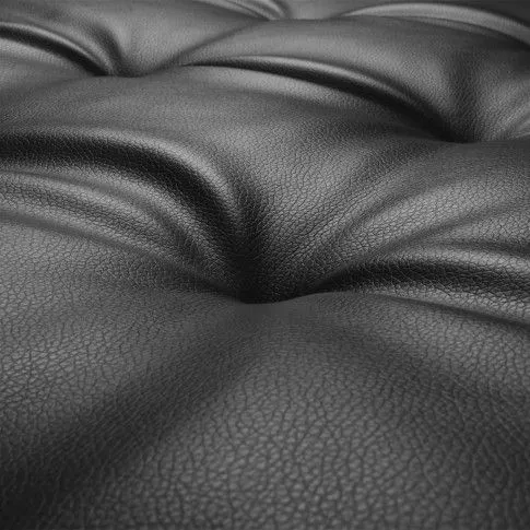 Szczegółowe zdjęcie nr 4 produktu vidaXL Sofa w kształcie L, skóra sztuczna, czarna, XXL, 326x163x83 cm
