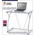 Fotografia Biurko szklane na laptopa Crayon 4X - czarne z kategorii Biurka