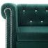 Szczegółowe zdjęcie nr 5 produktu Zestaw wypoczynkowy w stylu glamour Charlotte - Zielony