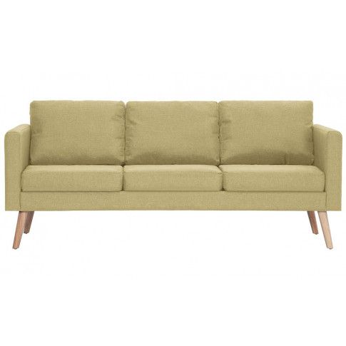 Zdjęcie komplet zielonych sof wypoczynkowych Bailey - sklep Edinos.pl