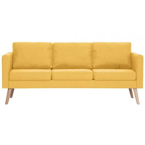Zdjęcie komplet 2 żółtych sof wypoczynkowych Bailey - sklep Edinos.pl