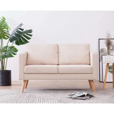 Fotografia Dwuosobowa kremowa kanapa - Imex 2X z kategorii Kanapy i sofy