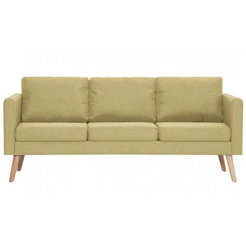 Szczegółowe zdjęcie nr 6 produktu Trzyosobowa zielona kanapa - Imex 3X