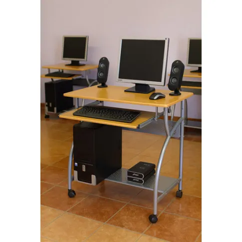 Zdjęcie biurko komputerowe na kółkach Erica 6X olcha | Edinos.pl