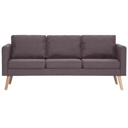 Szczegółowe zdjęcie nr 4 produktu Trzyosobowa kanapa w kolorze taupe - Imex 3X