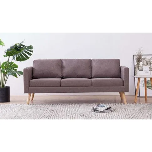 Zdjęcie trzyosobowa kanapa w kolorze taupe Imex 3X | Edinos.pl