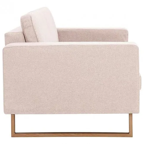 Fotografia Elegancka dwuosobowa sofa Ladi 2X - kremowa z kategorii Kanapy i sofy