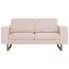 Szczegółowe zdjęcie nr 6 produktu Elegancka dwuosobowa sofa Ladi 2X - kremowa