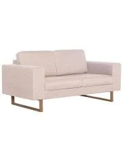 Elegancka dwuosobowa sofa Williams 2X - kremowa