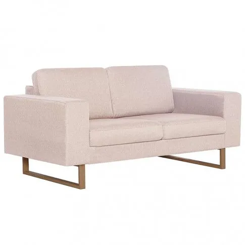 Zdjęcie produktu Elegancka dwuosobowa sofa Ladi 2X - kremowa.