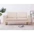 Szczegółowe zdjęcie nr 9 produktu Elegancka dwuosobowa sofa Ladi 2X - kremowa