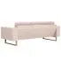 Fotografia Elegancka trzyosobowa sofa Williams 3X - kremowa z kategorii Kanapy i sofy