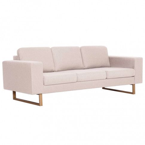 Zdjęcie produktu Elegancka trzyosobowa sofa Williams 3X - kremowa.