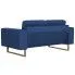 Fotografia Granatowa elegancka dwuosobowa sofa - Williams 2X z kategorii Kanapy i sofy