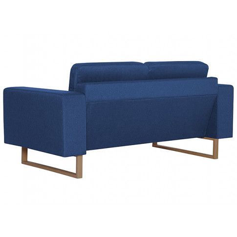 Fotografia Elegancka dwuosobowa sofa Williams 2X - niebieska z kategorii Kanapy i sofy