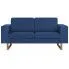 Zdjęcie elegancka dwuosobowa sofa Williams, niebieska | Edinos.pl