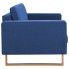 Szczegółowe zdjęcie nr 4 produktu Elegancka dwuosobowa sofa Williams 2X - niebieska