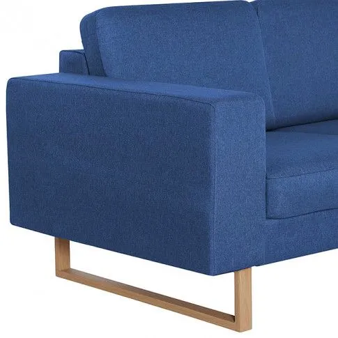 Szczegółowe zdjęcie nr 6 produktu Granatowa elegancka dwuosobowa sofa - Williams 2X