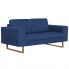 Zdjęcie produktu Elegancka dwuosobowa sofa Williams 2X - niebieska.
