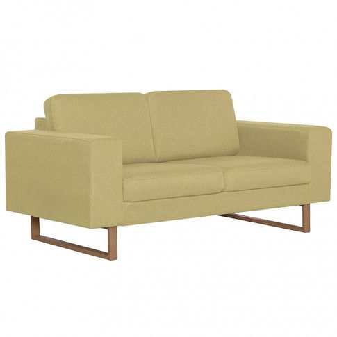 Zdjęcie produktu Elegancka dwuosobowa sofa Williams 2X - zielona.