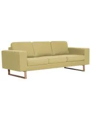 Elegancka trzyosobowa sofa Williams 3X - zielona